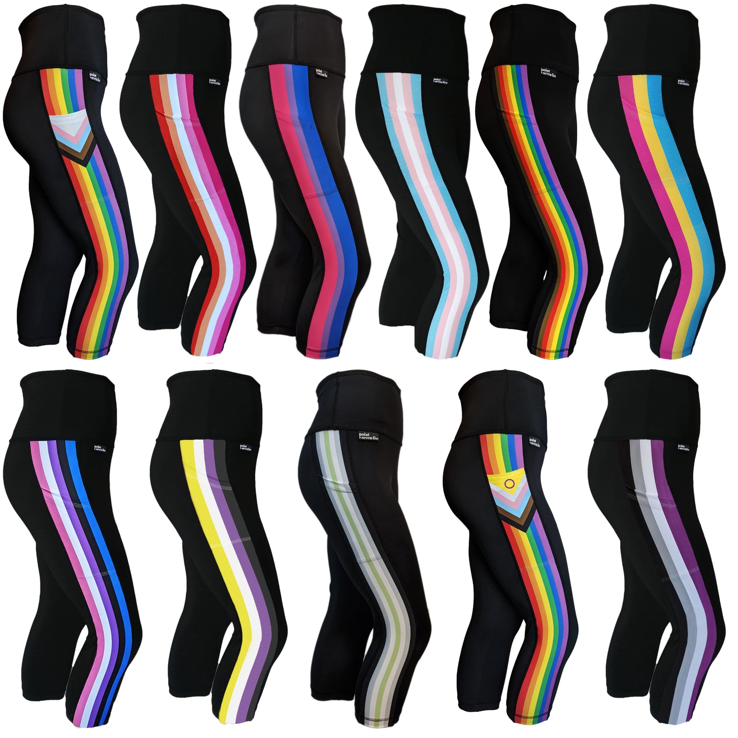 Choose Your Pride Flag Print Pocket Leggings