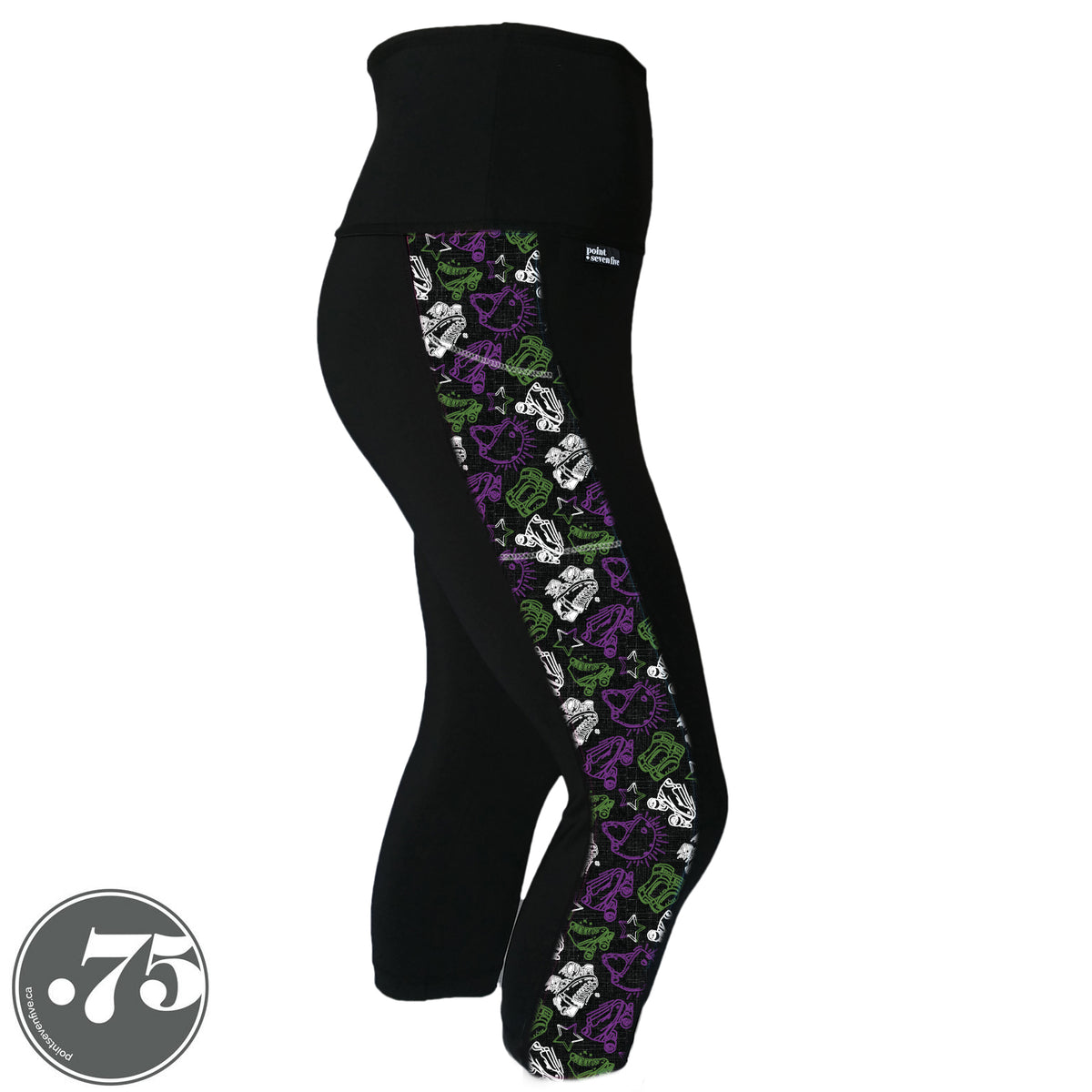 Gender Fluid Pride Skate Print Pocket Leggings – Point Seven Five