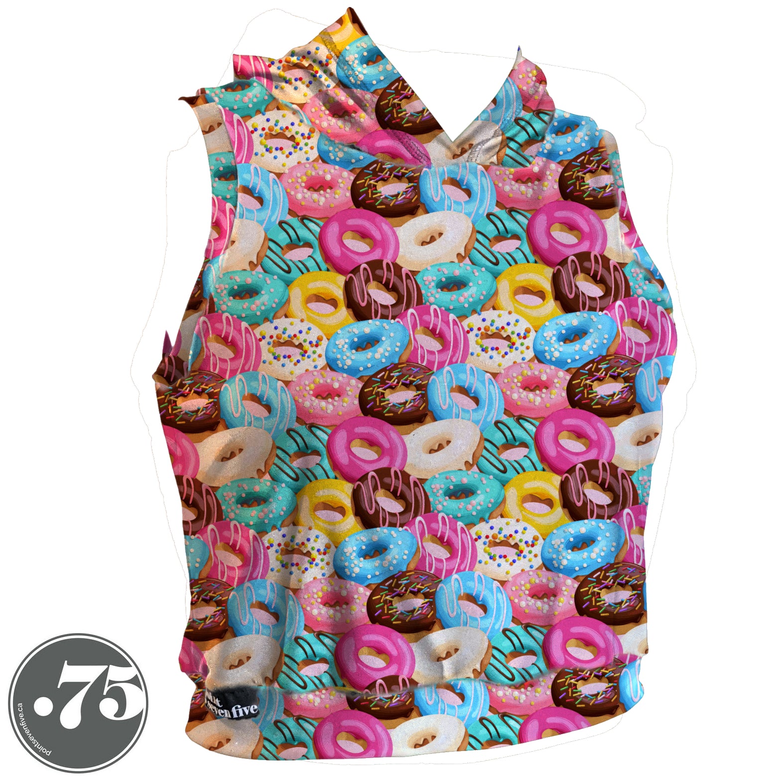 Donuts by the Dozen Crop Top Hoodie