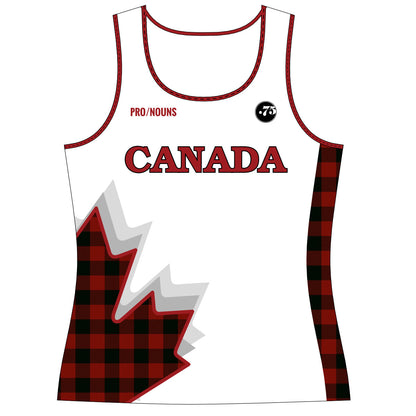 Team Canada Jrs Fitted Tank