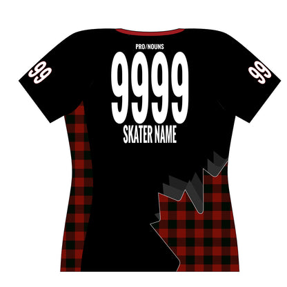Team Canada Jrs  Fitted Raglan T-Shirt