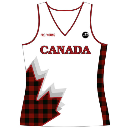 Team Canada Jrs Fitted Tank