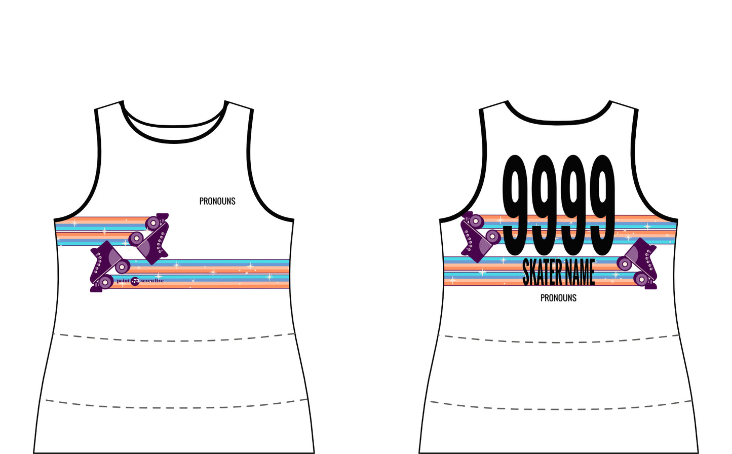 Flare Curve Scrimmage Tank