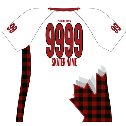 Team Canada Jrs  Flare Raglan T-Shirt