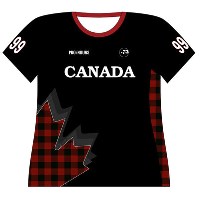 Team Canada Jrs  Flare Raglan T-Shirt