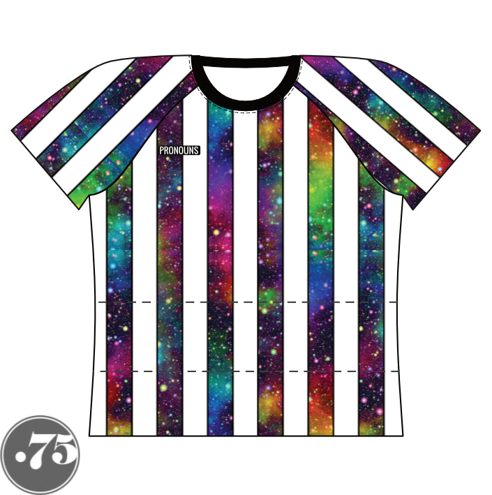 Straight Cut Referee Raglan T-Shirt