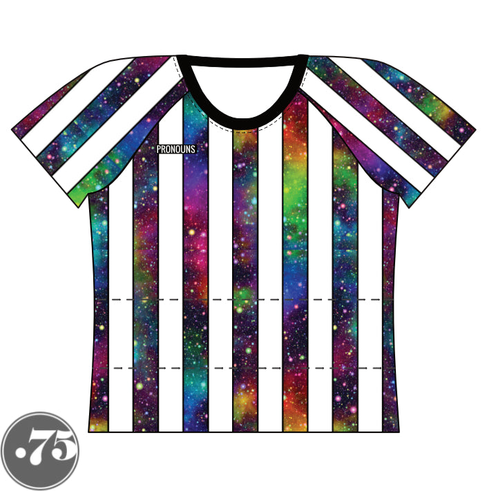 Straight Cut Referee Raglan T-Shirt