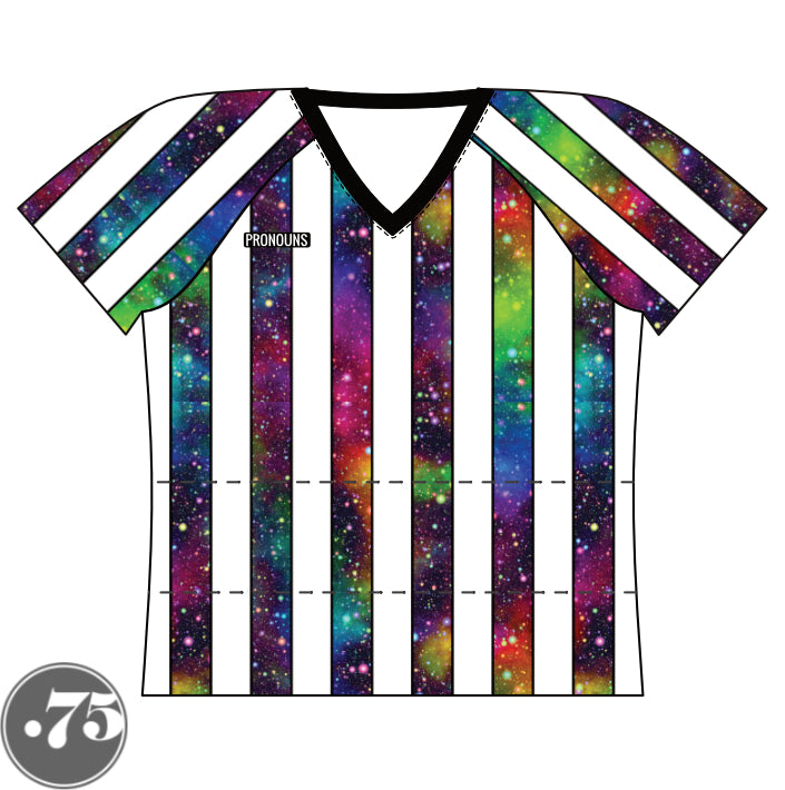 Straight Cut Referee Raglan T-Shirt