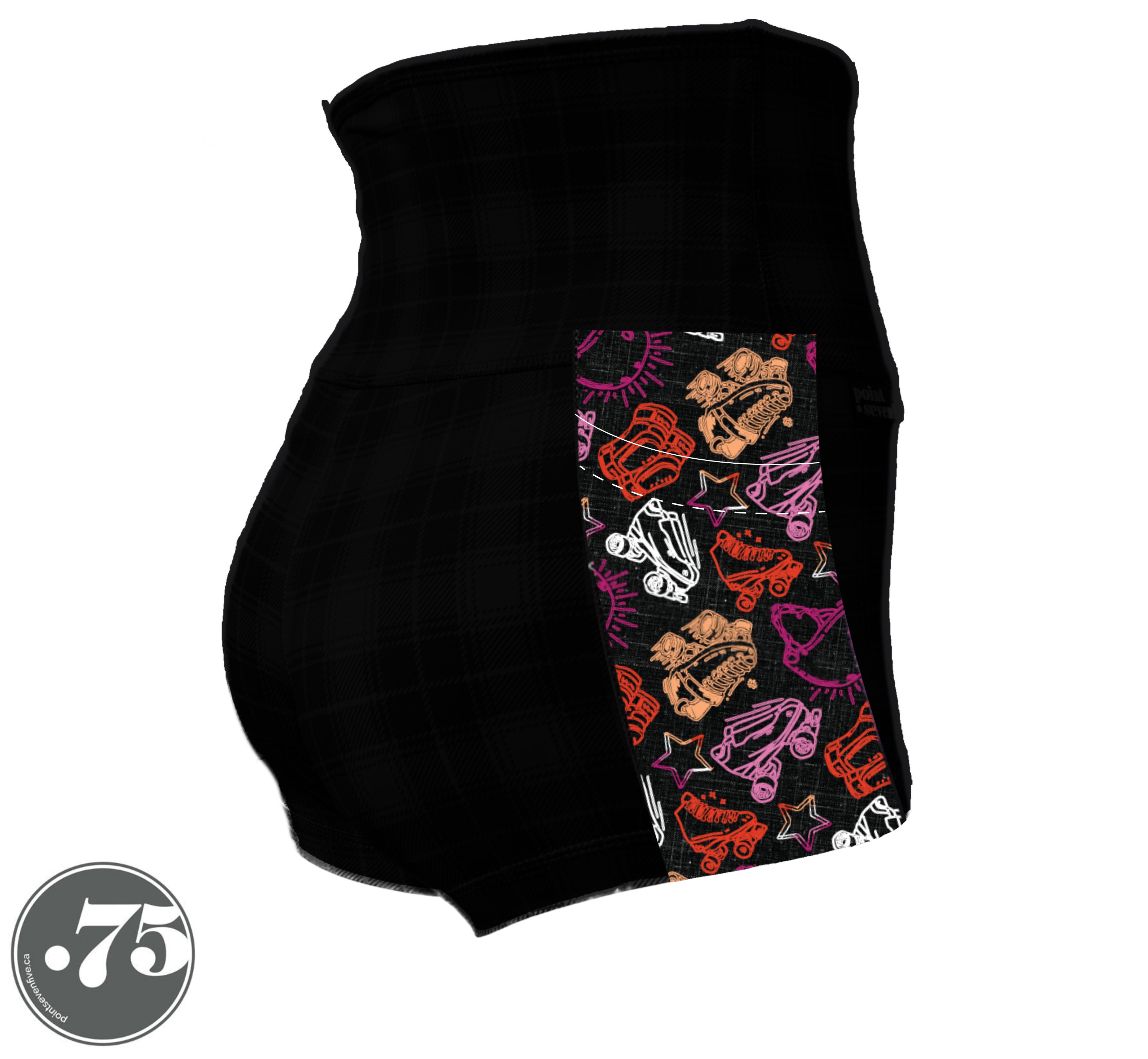 Lesbian Pride Skate Print Pocket Leggings