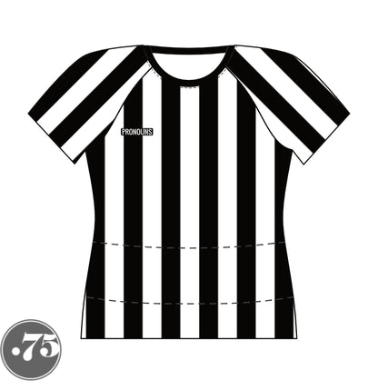 Fitted Curve Referee Raglan T-Shirt