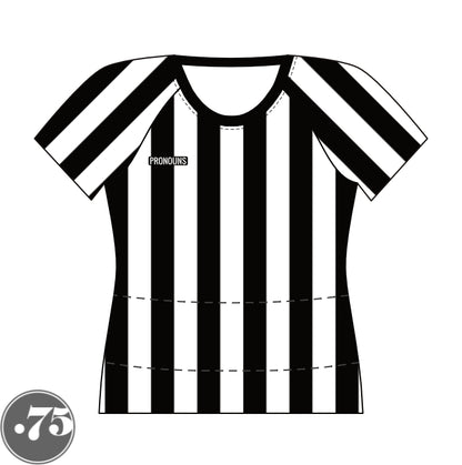 Fitted Curve Referee Raglan T-Shirt