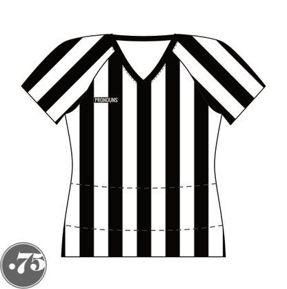 Fitted Curve Referee Raglan T-Shirt