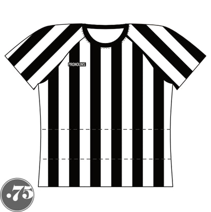 Straight Cut Referee Raglan T-Shirt