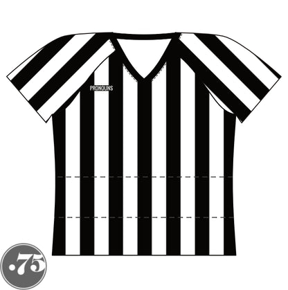 Straight Cut Referee Raglan T-Shirt