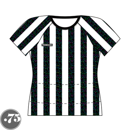 Fitted Curve Referee Raglan T-Shirt