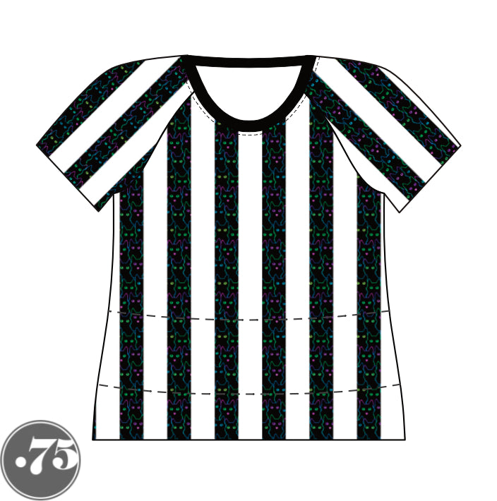 Flare Curve Referee Raglan T-Shirt