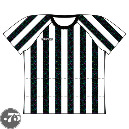 Straight Cut Referee Raglan T-Shirt