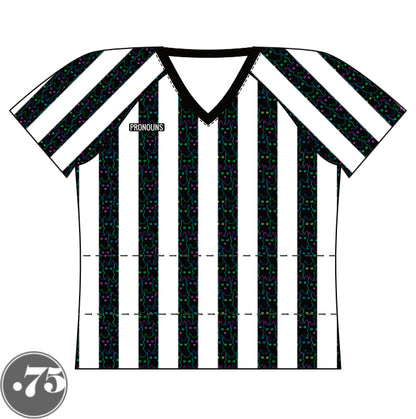 Straight Cut Referee Raglan T-Shirt