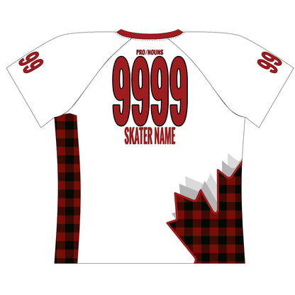 Team Canada Jrs Curve Straight Raglan T-Shirt