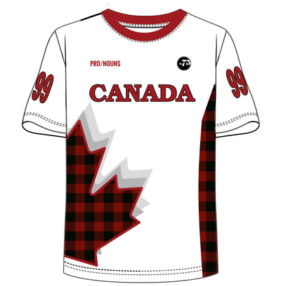 Team Canada Jrs Straight Set-In Sleeve T-Shirt