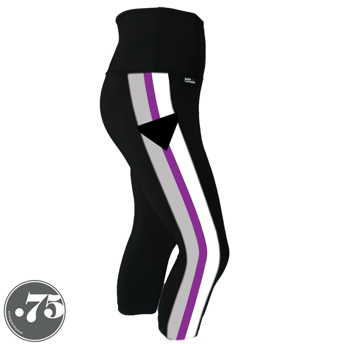 Demisexual Pride Flag Pocket Leggings