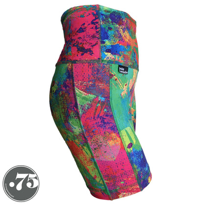 Neon Chalk Splatter Leggings