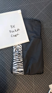 3X zebra pocket capri