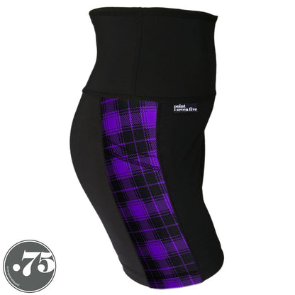 Purple Plaid Compression Pocket