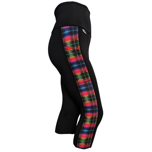 Rainbow Plaid Compression Pocket