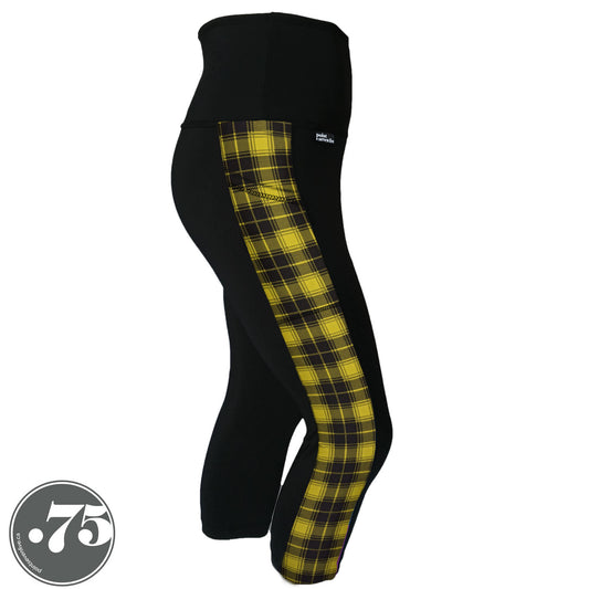 Yellow Plaid Compression Pocket